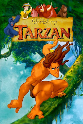 Poster Of Tarzan (1999) In Hindi English Dual Audio 300MB Compressed Small Size Pc Movie Free Download Only At worldfree4u.com