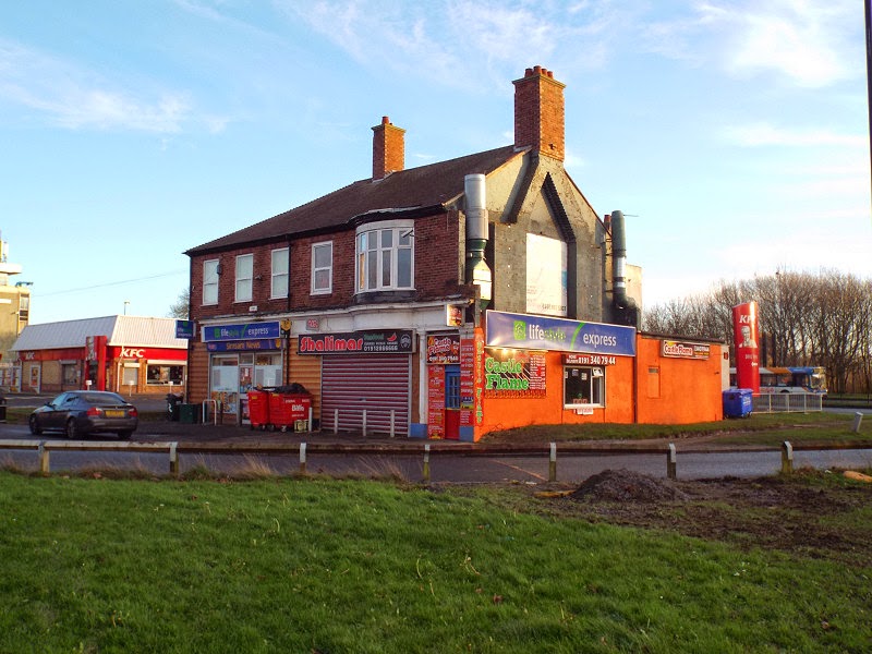 Photographs Of Newcastle Cowgate Roundabout and Shops