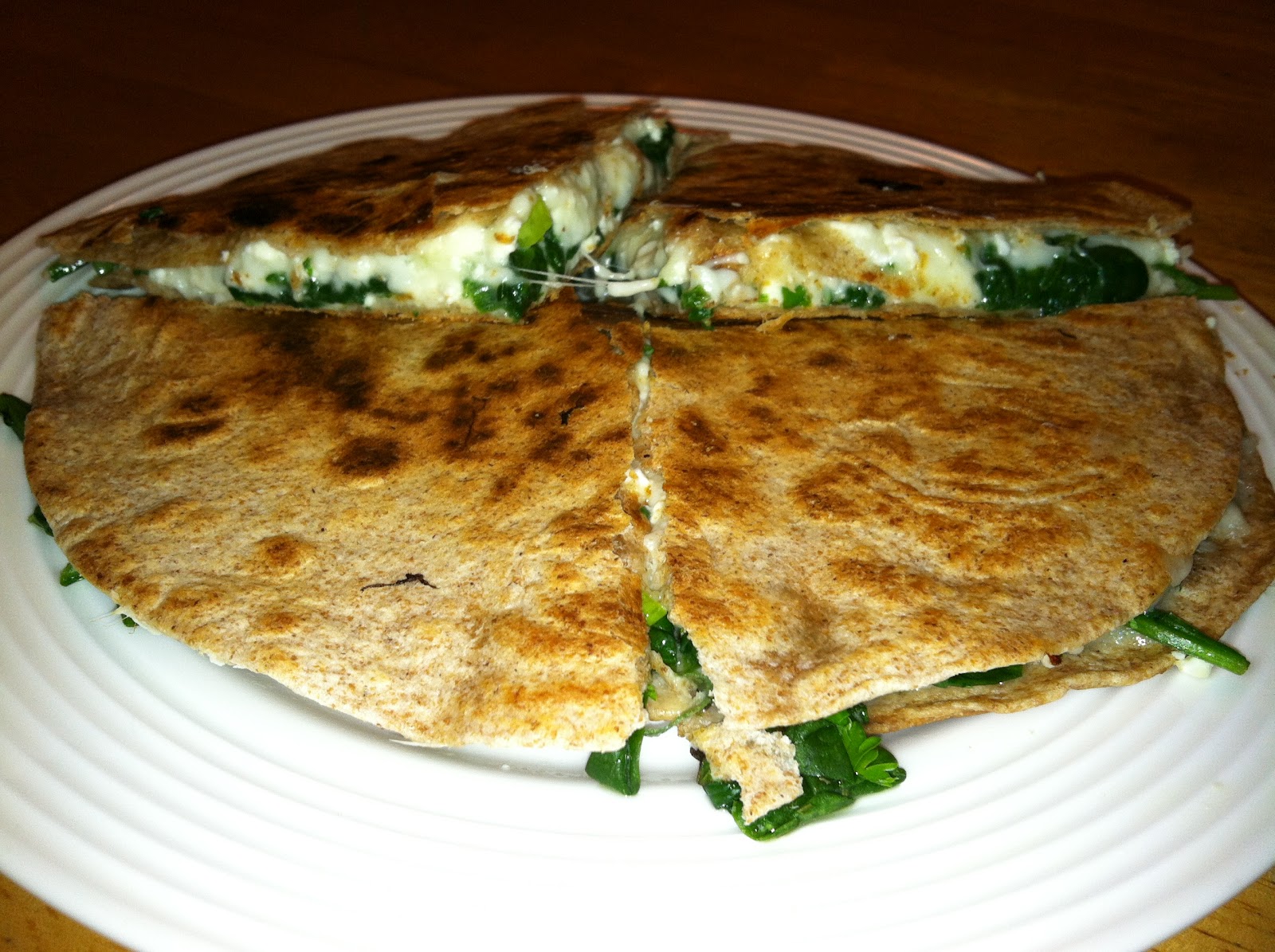 Eat, Decorate, Love. Spinach Quesadillas