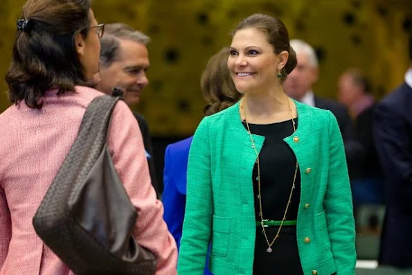 Queen Silvia of Sweden and Crown Princess Victoria of Sweden attended Dementia Forum X on May