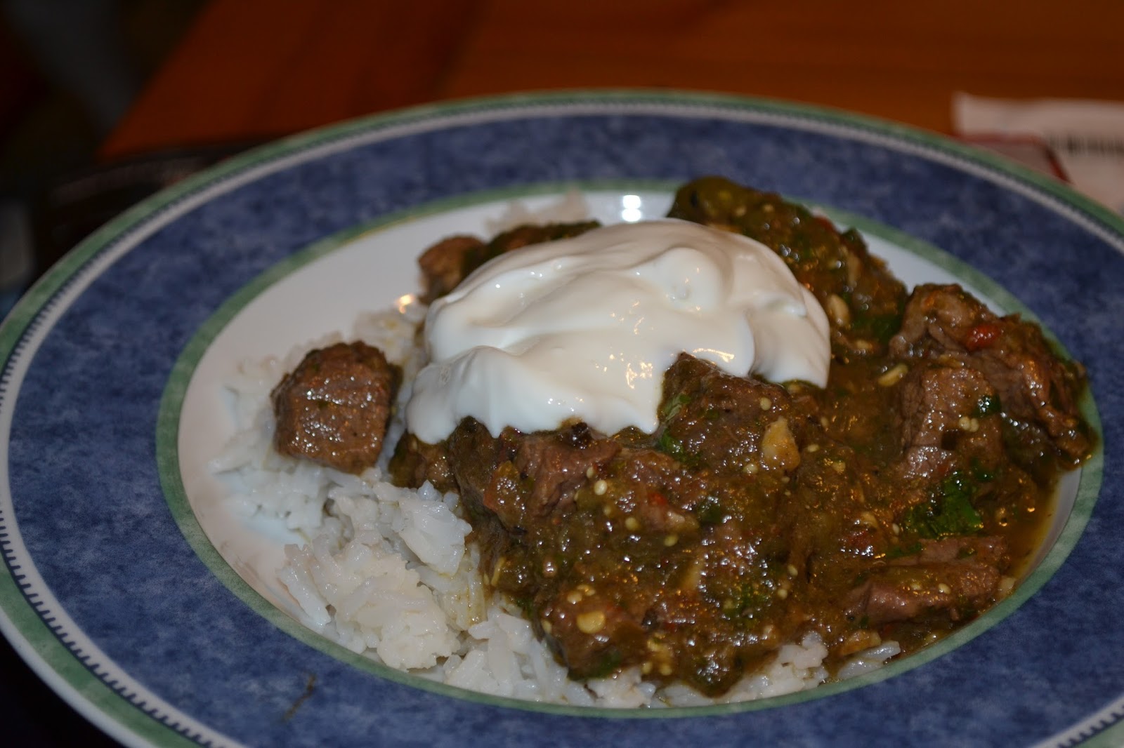 Al's Recipe Reviews Chile Verde Con Carne (Beef Green Chili)