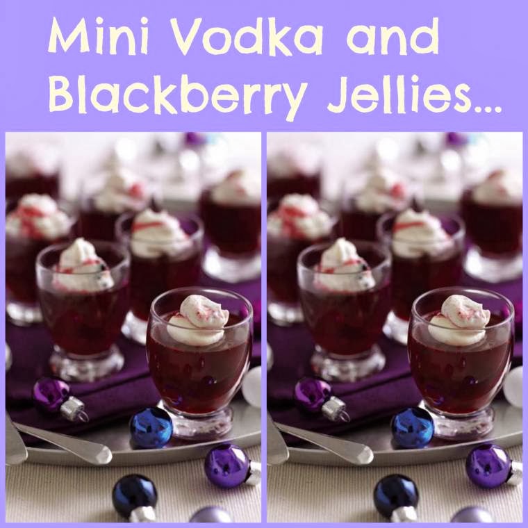 Mini Vodka and Blackberry Jellies Weekend Fun