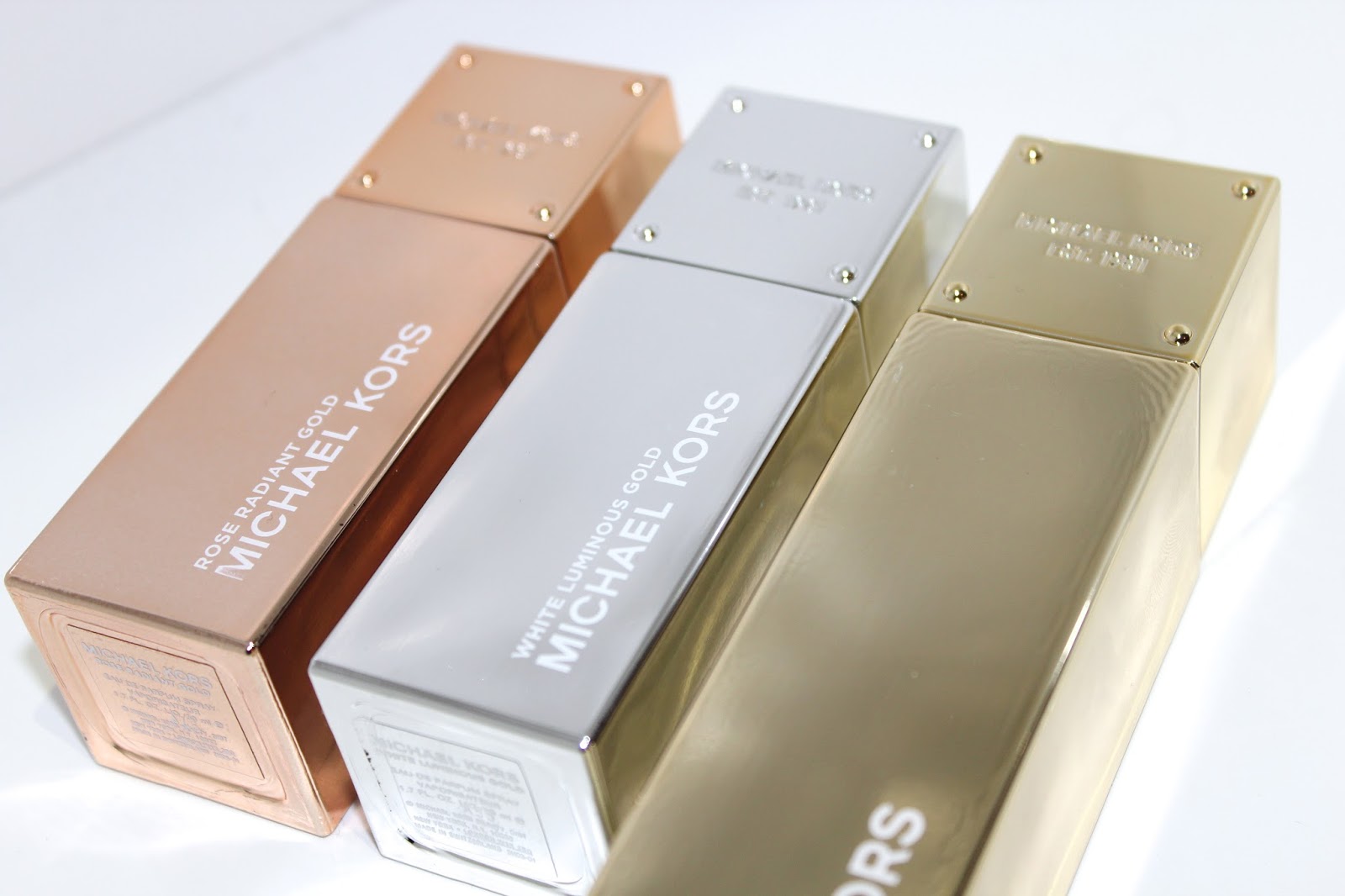 Michael Kors Gold Fragrance Collection Bags of Beauty