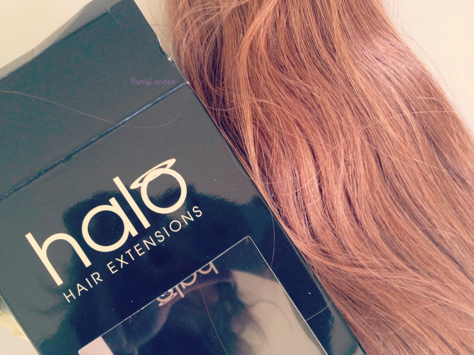 7. Blonde Ombre Halo Hair Extensions - wide 3