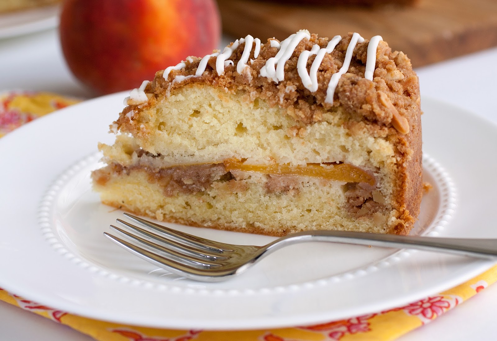 Tish Boyle Sweet Dreams Buttermilk Peach Coffee Cake