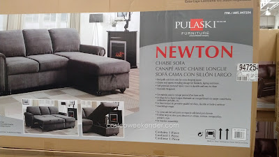 Relax in your home with the Pulaski Newton Convertible Chaise Sofa