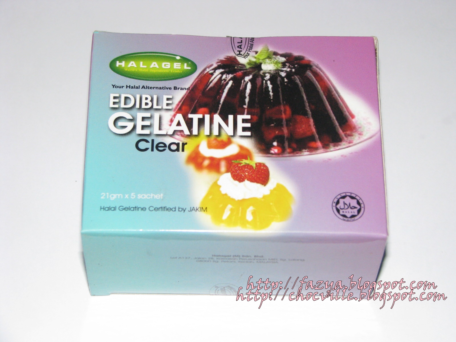 fazya ♥ to be me Gelatin halal