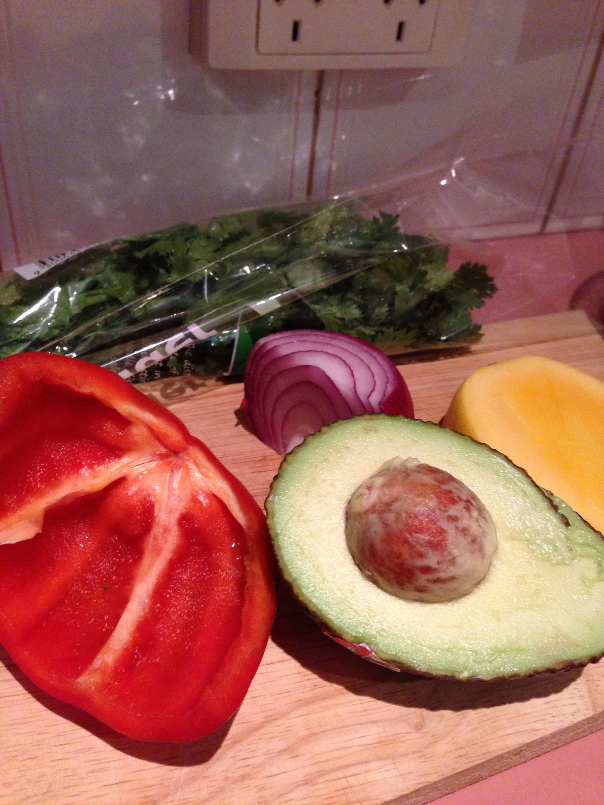 The Little Gated Kitchen Salt & Pepper Whiting with Mango Salsa