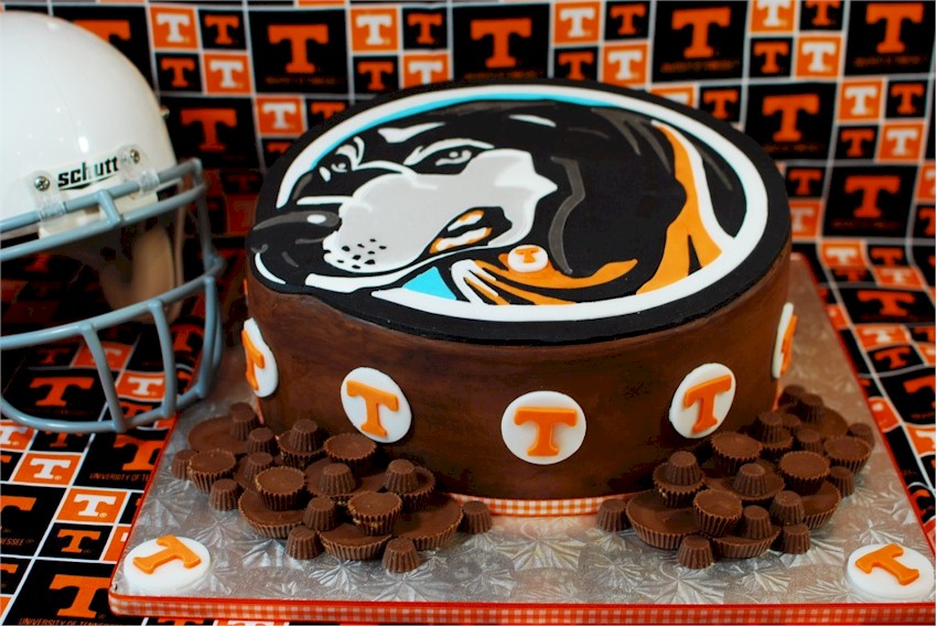 Cup a Dee Cakes Blog UT Vols Grooms Cake Smokey the Dog