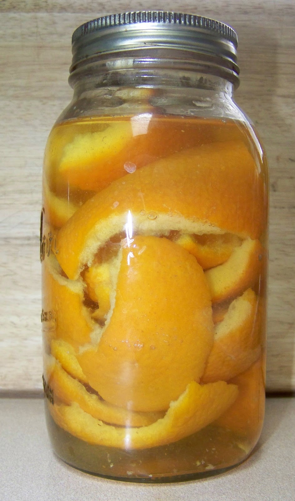 Poppy Juice Vinegar Orange Peel Homemade Cleaning Solution Effective