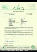 SHAKLEE HALAL CERTIFICATE 2014