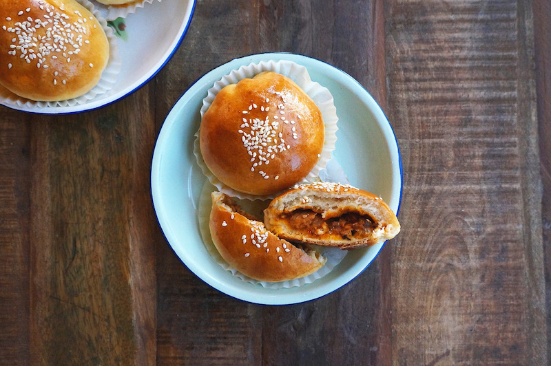 Baked Sardine Buns