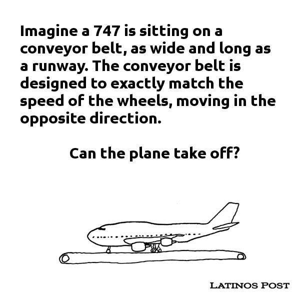  Optimisation, Maths and Puzzles Can a 747 take off from a conveyor