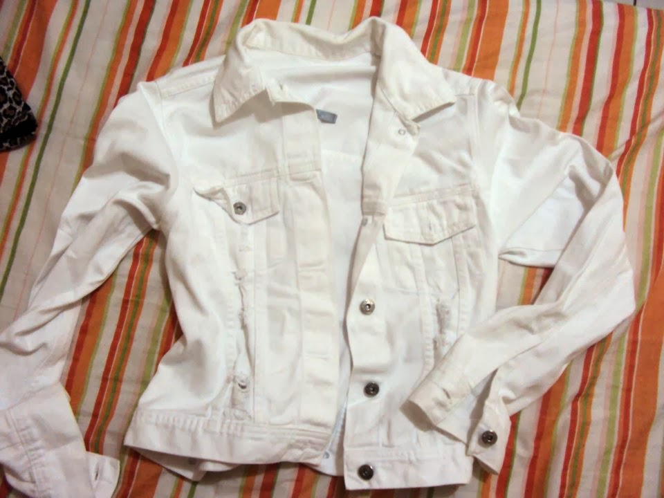 jaqueta branca customizada