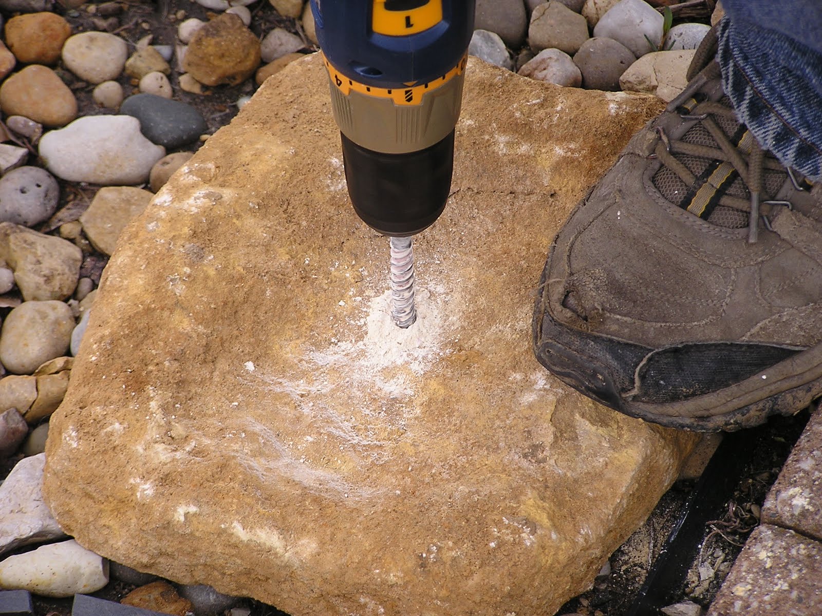 Our Big Blue House How we made our rock fountain for under 10