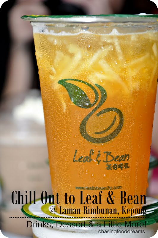 CHASING FOOD DREAMS Leaf & Bean, Laman Rimbunan Kepong Chilling out!