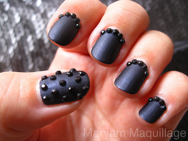 Nail Designs With Black Polish Nail Designs, Hair Styles, Tattoos and