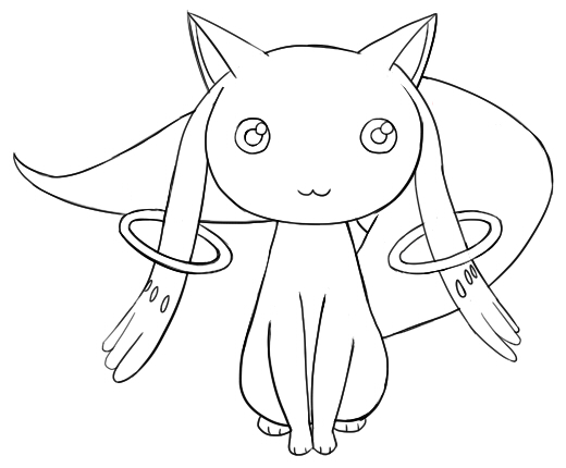 How to Draw Kyubey - Draw Central