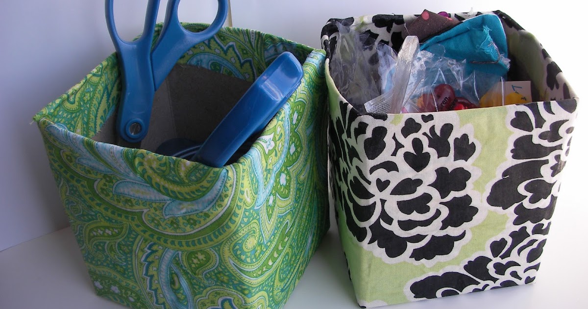 Sew Fabulous DIY Storage Containers