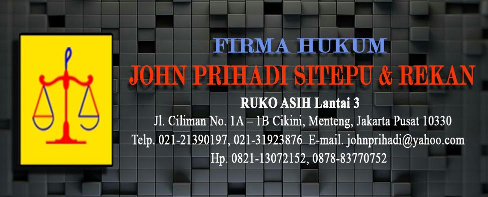FIRMA HUKUM JOHN PRIHADI SITEPU & REKAN