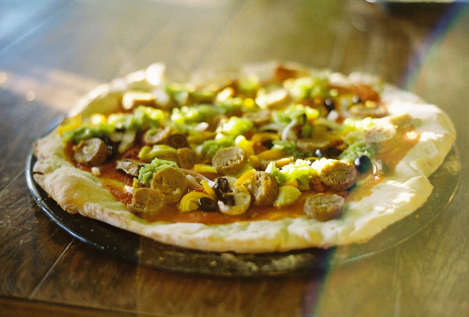 the Green Chili Pizza