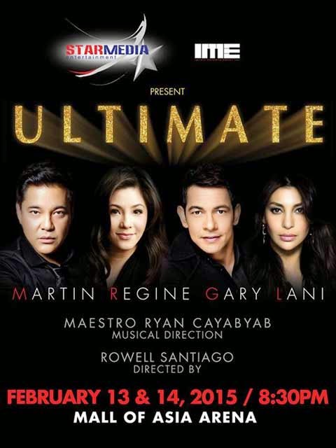 Martin, Regine, Garry and Lani Ultimate Concert (02.13.2015)