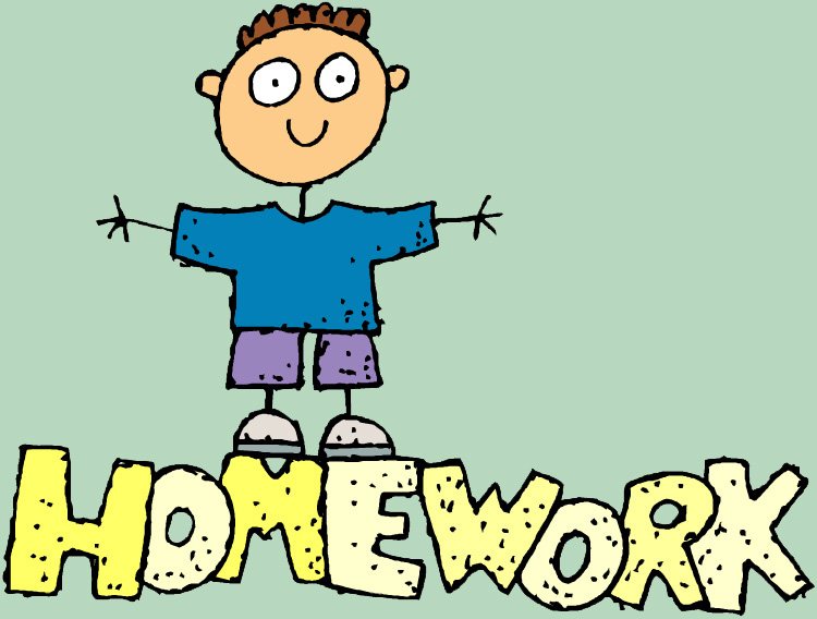 Our Learning Space: This Week's Homework