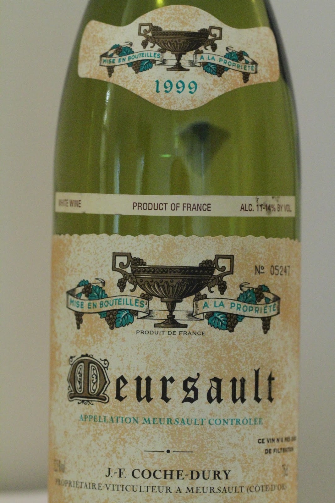 A Growing Boy's Wine Diary 99 CocheDury Meursault