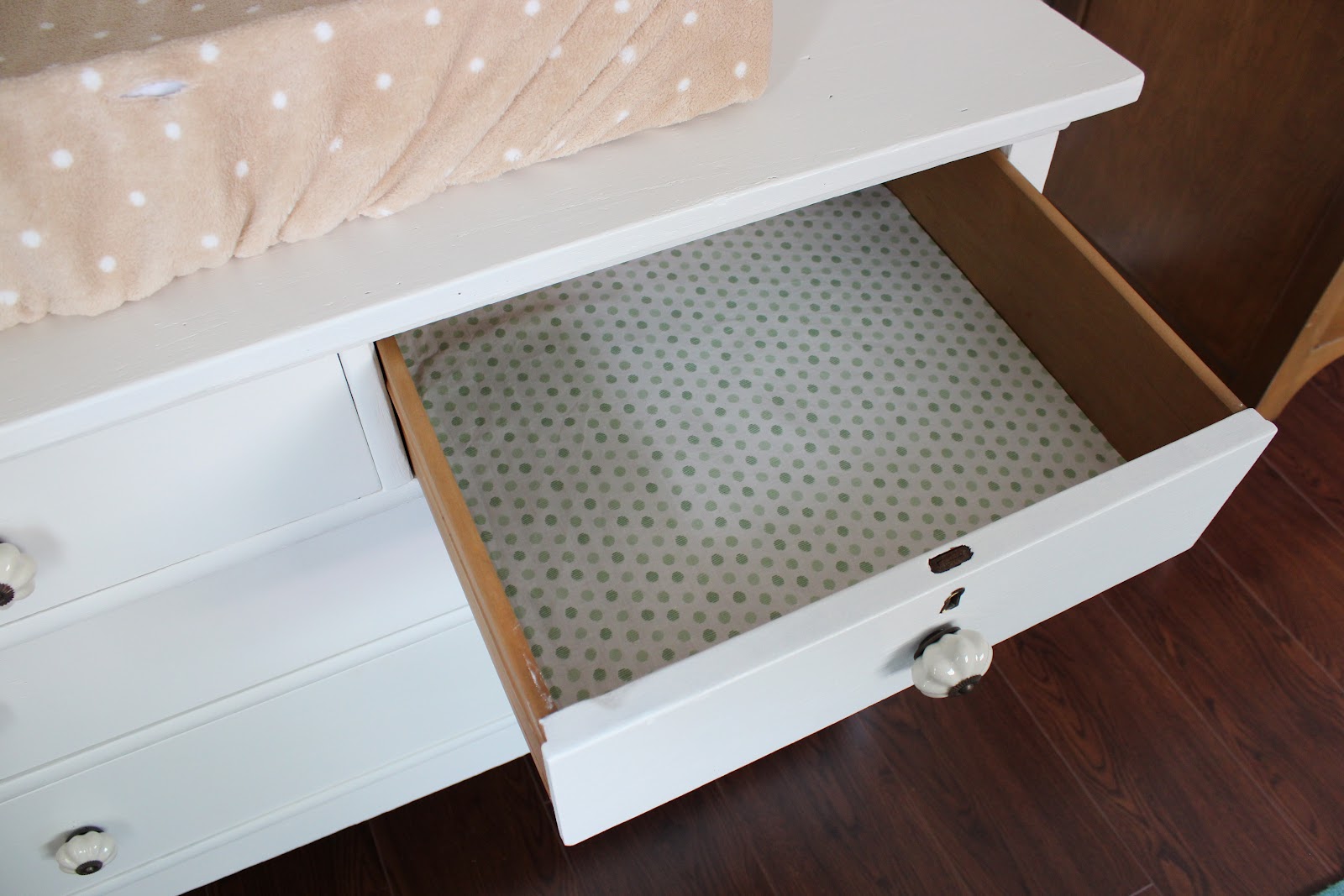 DIY Dresser Drawer Liners