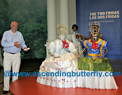 Artist in Residence, Humberto Spindola discusses the paper dresses he designed based on Frida's 'Las Dos Fridas' or translated 'The Two Fridas'