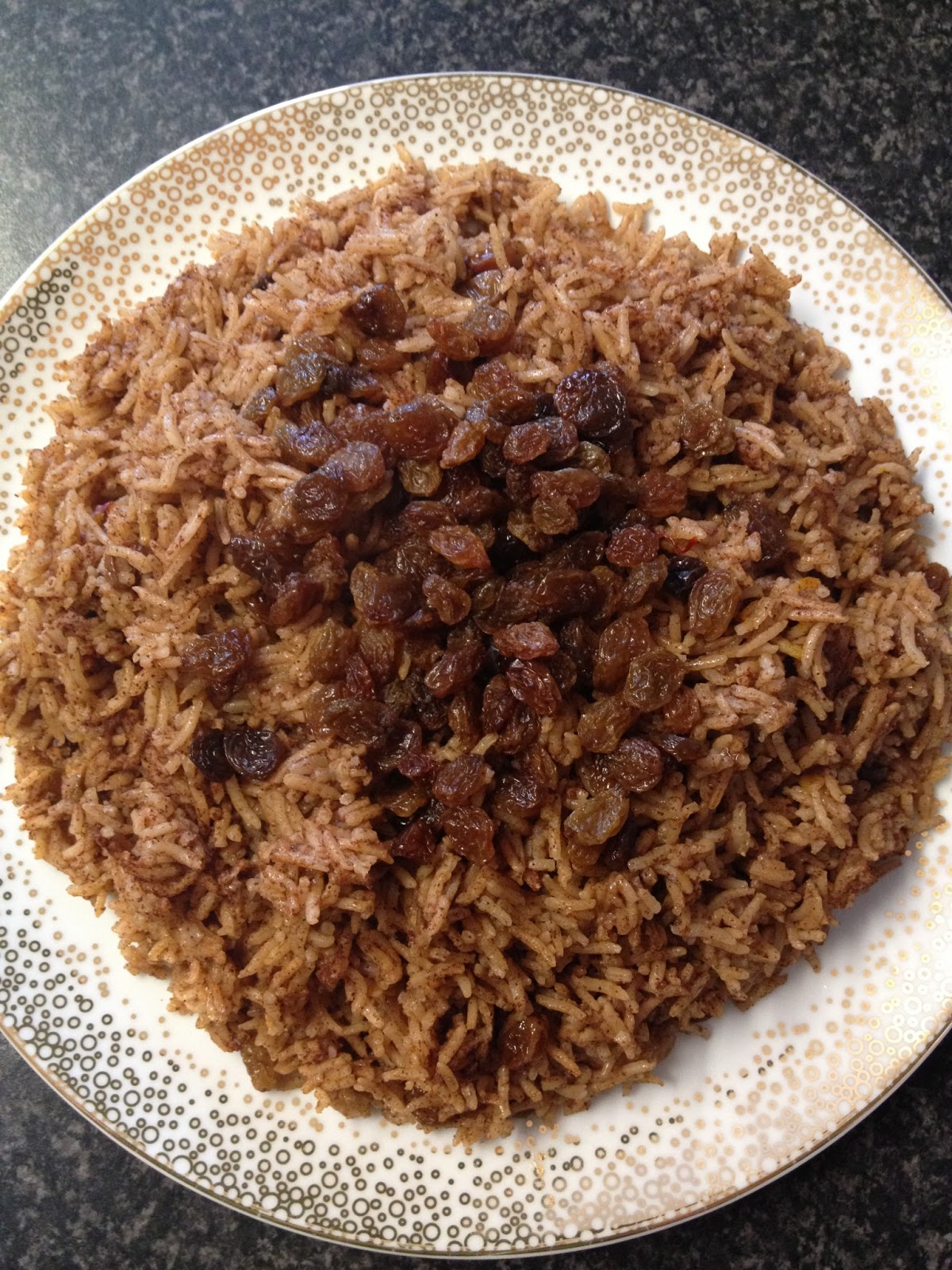 nosaibasfood ) Raisin rice