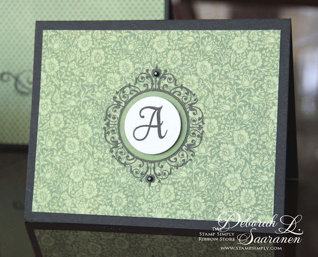 Dream in Color...: JustRite's Graceful Monogram and Graphic 45
