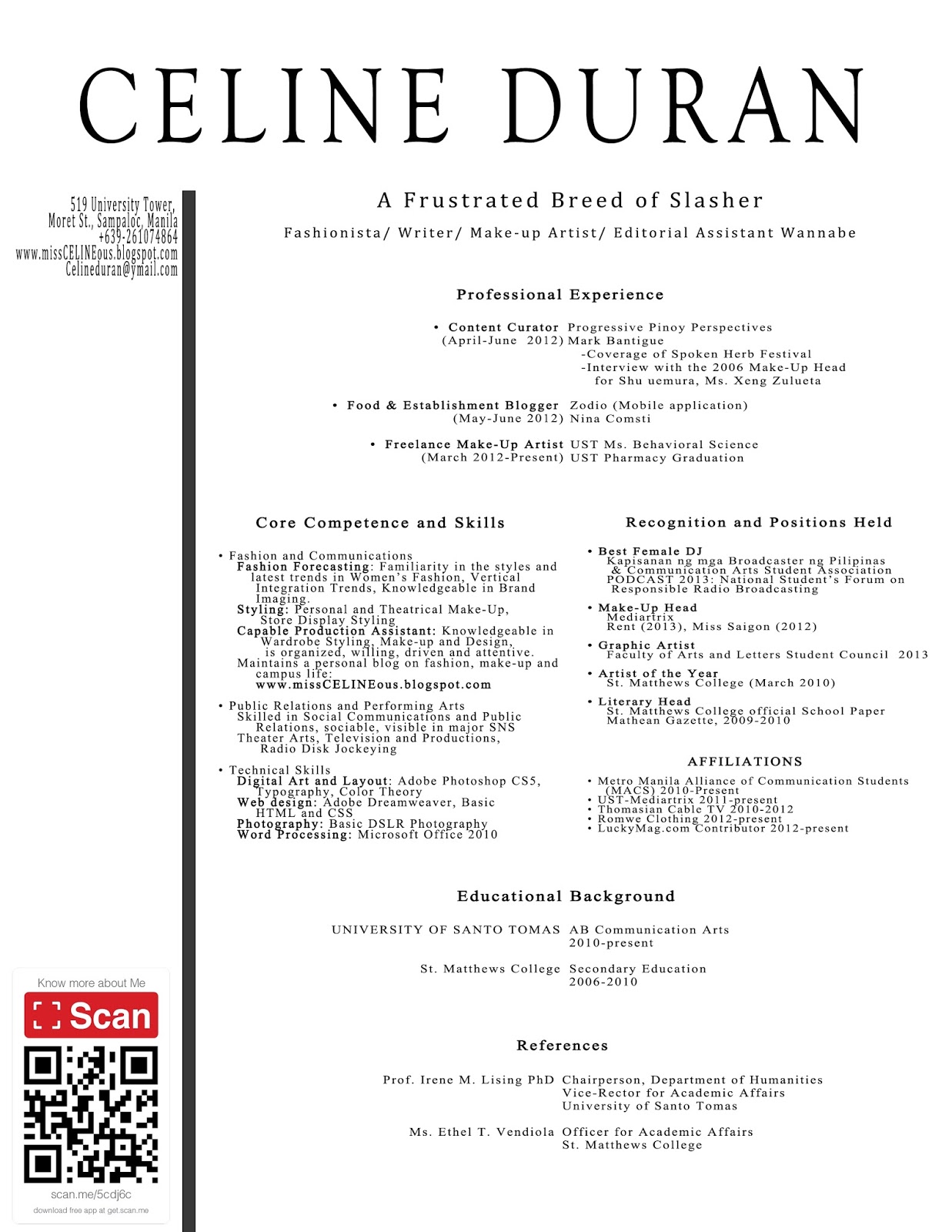 resume styling