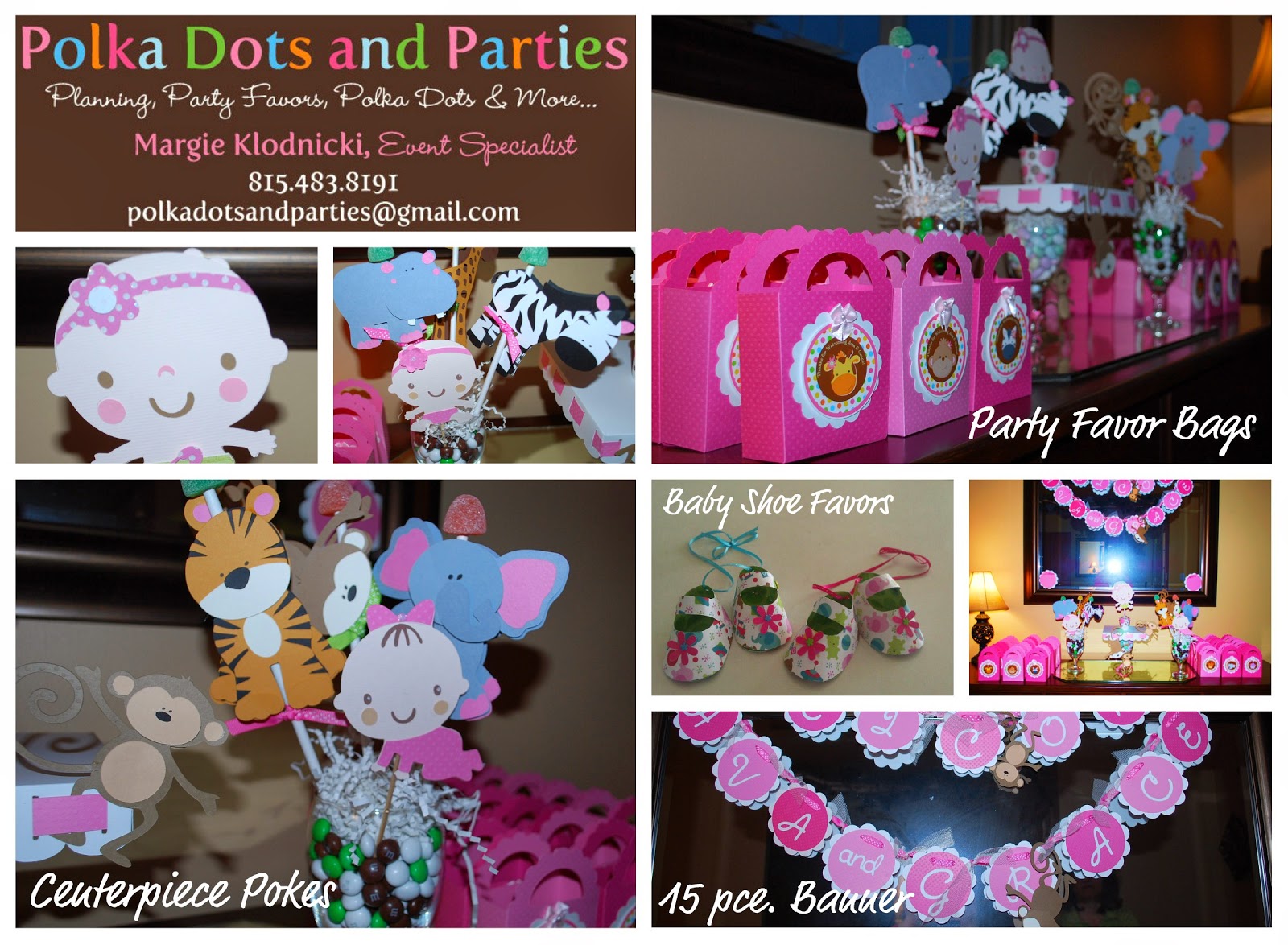 Polka Dots and Parties Zoo Babies Baby Shower
