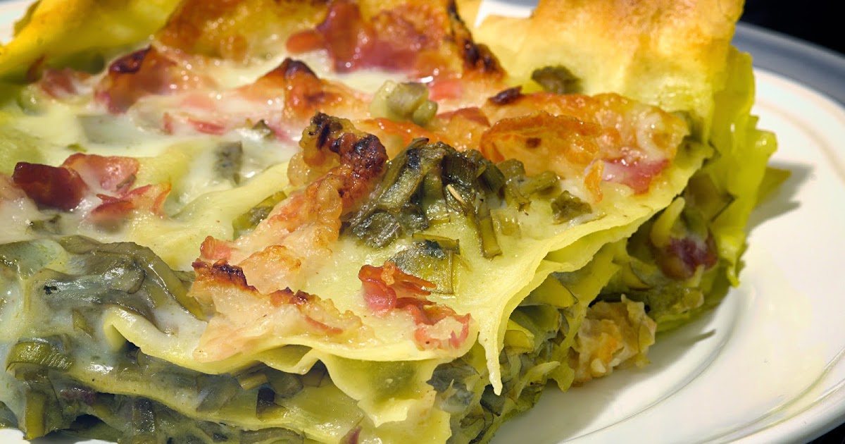 Mi piace e non mi piace Lasagne con Carciofi e Pancetta Croccante