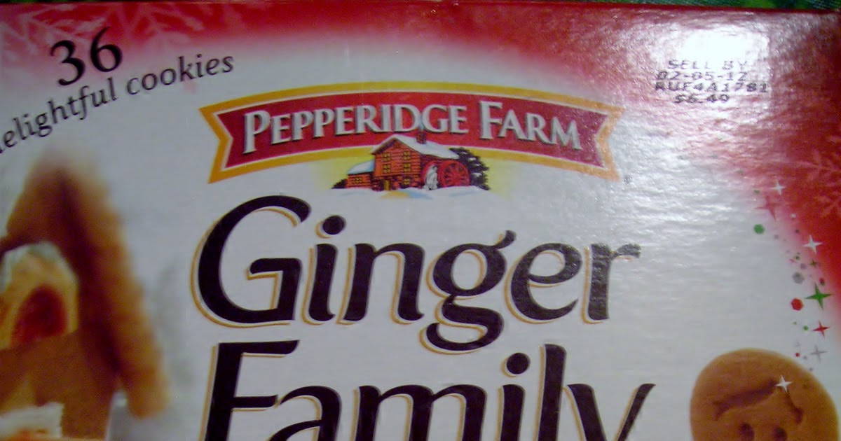 Everything Kristi! Pepperidge Farm Ginger Family