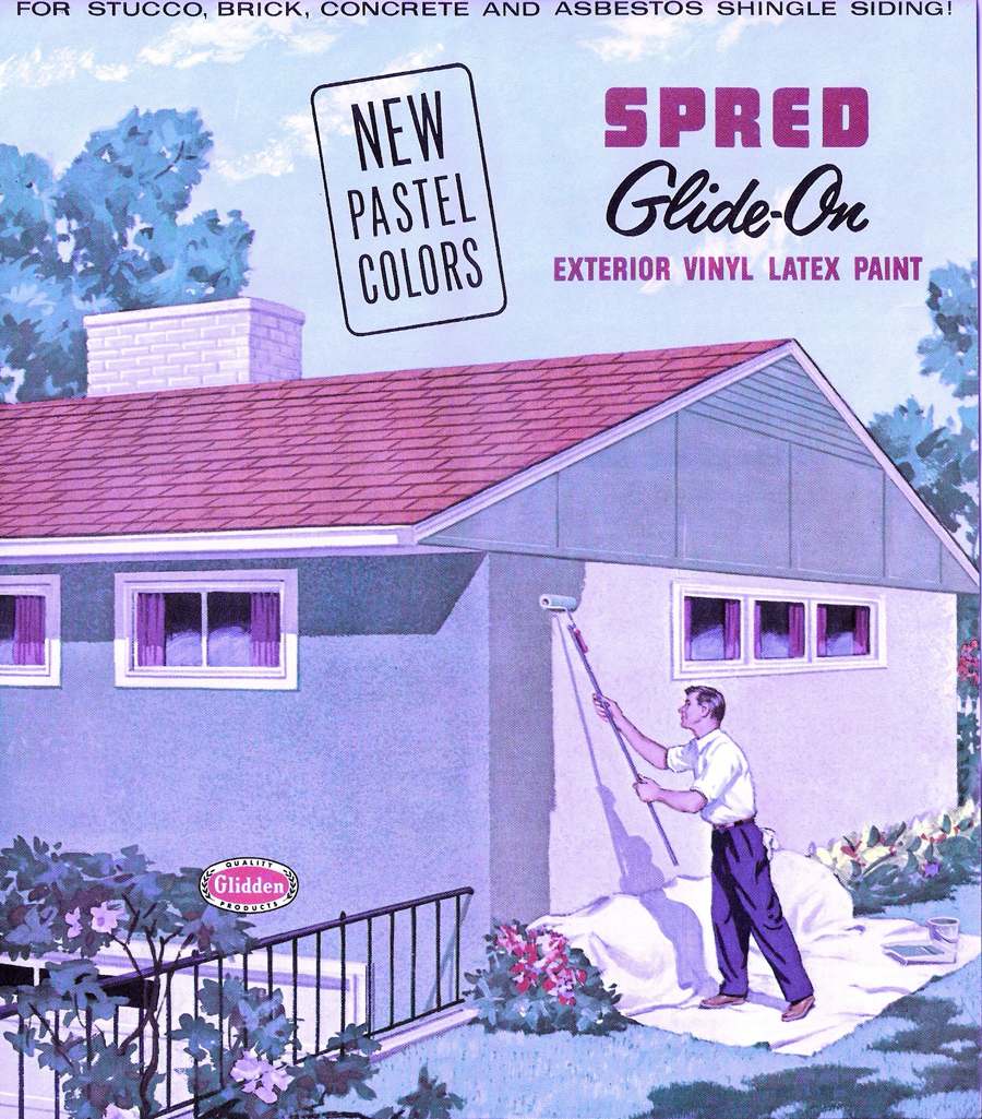 The Sunshine Grove 1950s Glidden Exterior Paint