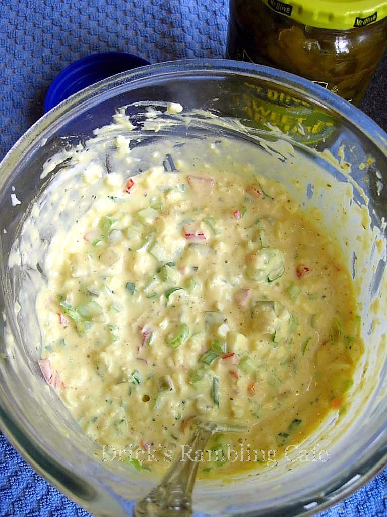 Potato Salad with Deviled Egg Dressing Drick's Rambling Cafe
