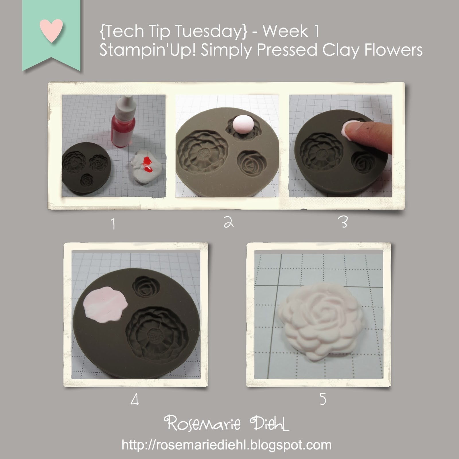 Rose's World Introducing {Tech Tip Tuesday} Week 1 Simply Pressed Clay