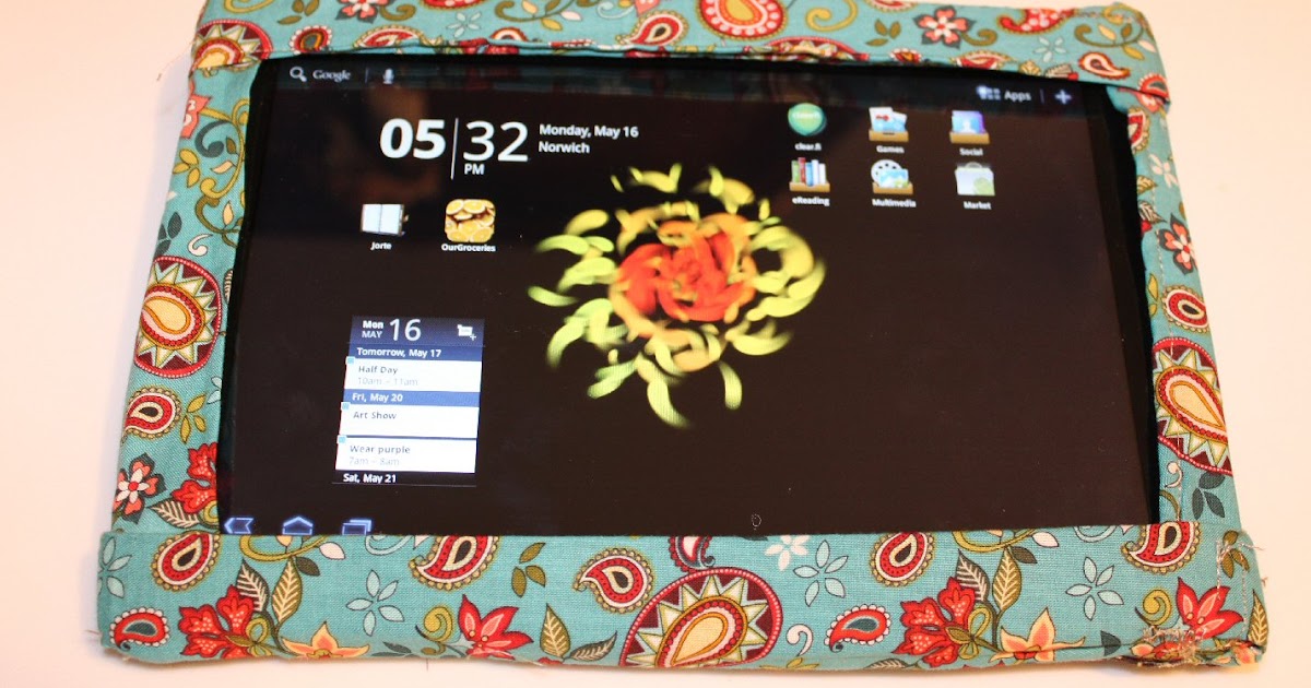 Pixeltrashamania Handmade Tablet Cover and Carrying Case