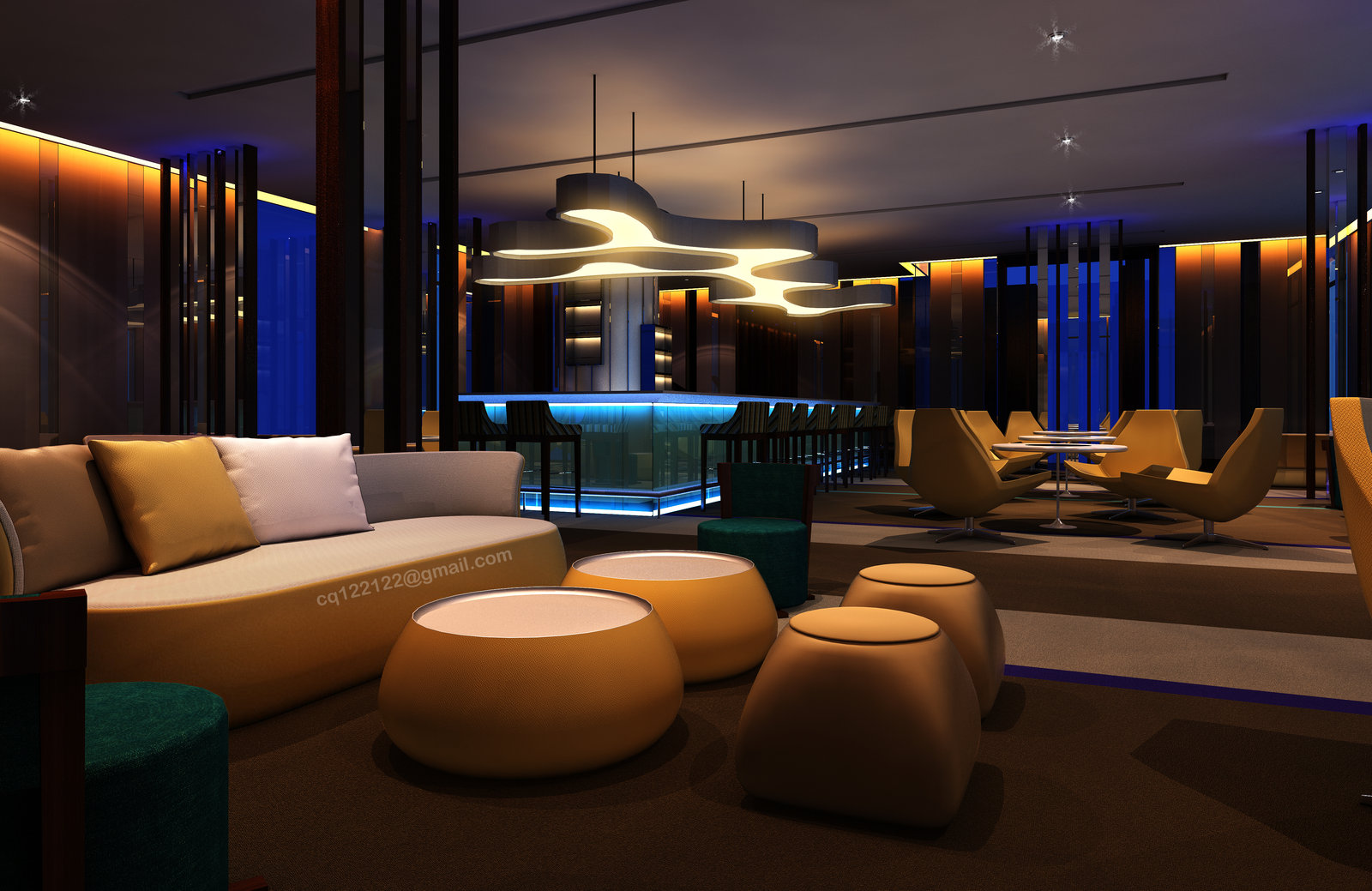 Architecture And Furniture Modern And Elegant Bar Design 2015