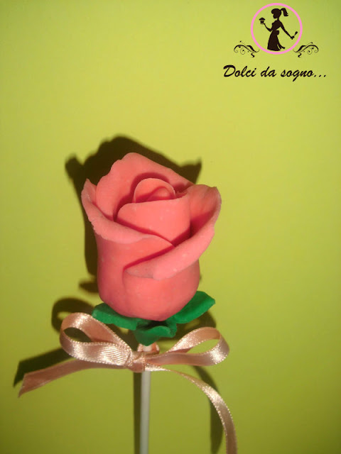 una rosa di fudge