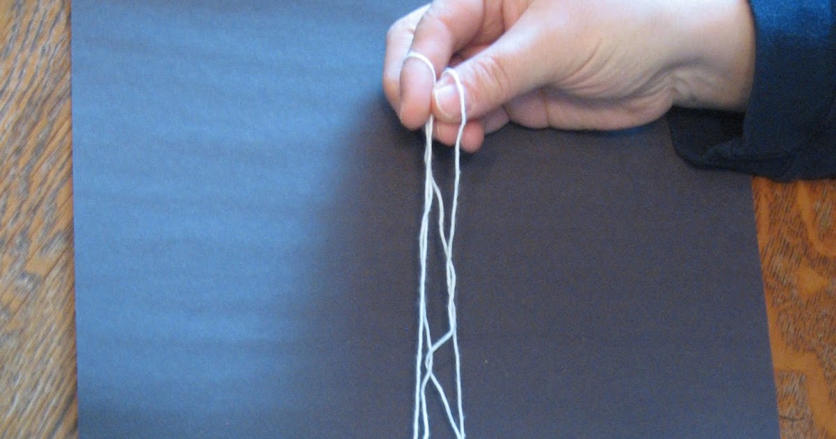 Almost Unschoolers The Eiffel Tower String Trick Step by Step