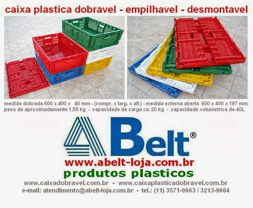 Caixa plastica desmontavel | ABelt Produtos Plasticos