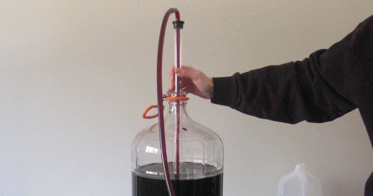 Ryan's Adventures in Winemaking Day 35 Rack to Carboy for Bulk Aging