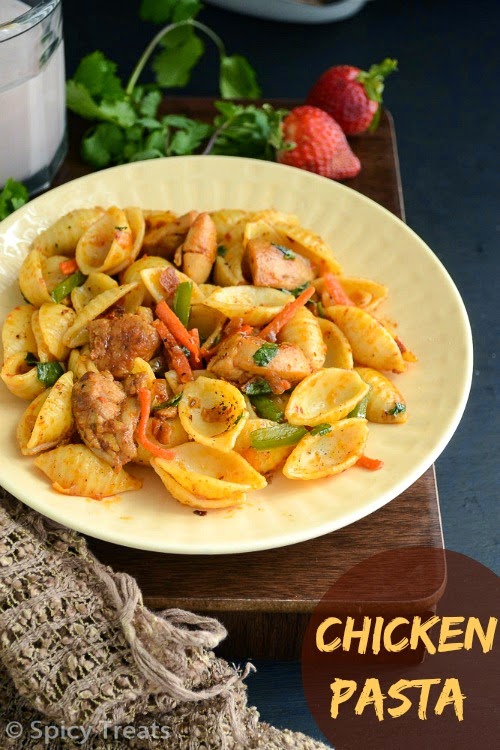 Spicy Treats Chicken Pasta Recipe Spicy Chicken Pasta Recipe Stir