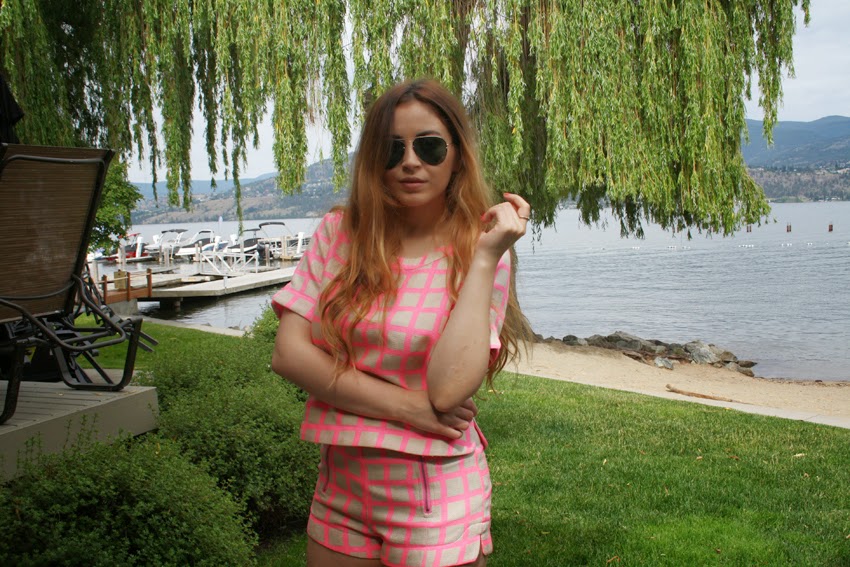 matching nike shorts and top