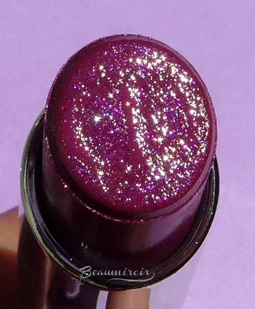 New Dior Addict Lipstick review: Fashion Night #881 shade, view of blue shimmer