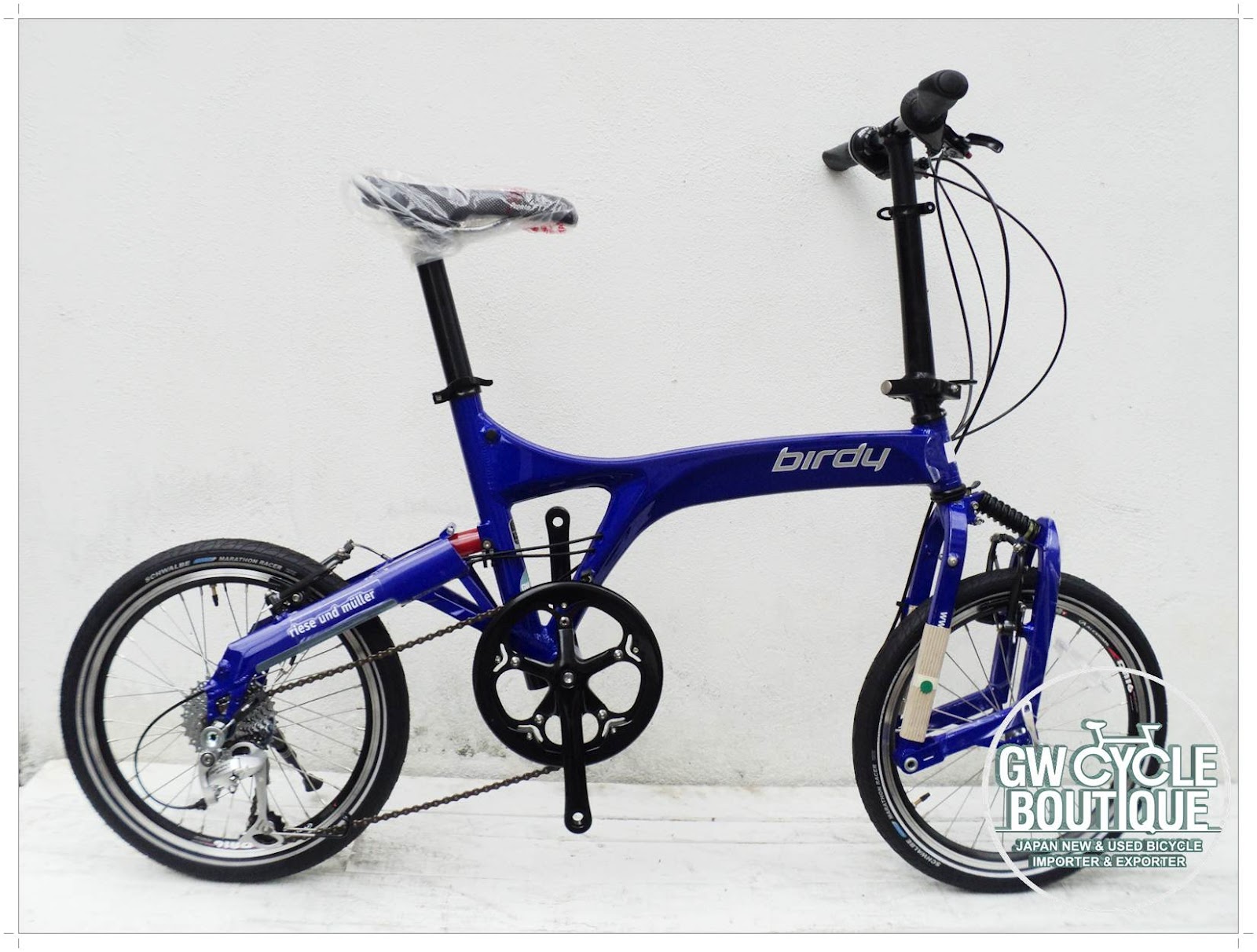 GW Cycle Boutique 18" Imported New Aluminum 24Speed Folding Bike