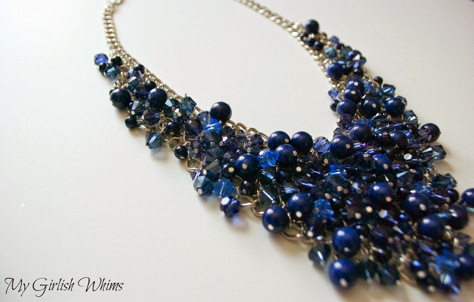 DIY Bead Cluster  Necklace My Girlish Whims